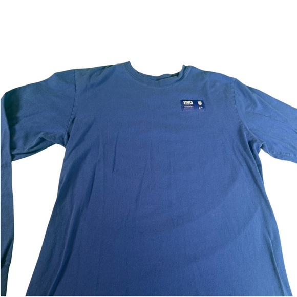Nike USA Soccer Blue Long Sleeve Ignite T Shirt Size Small Loose Fit - Picture 3 of 12